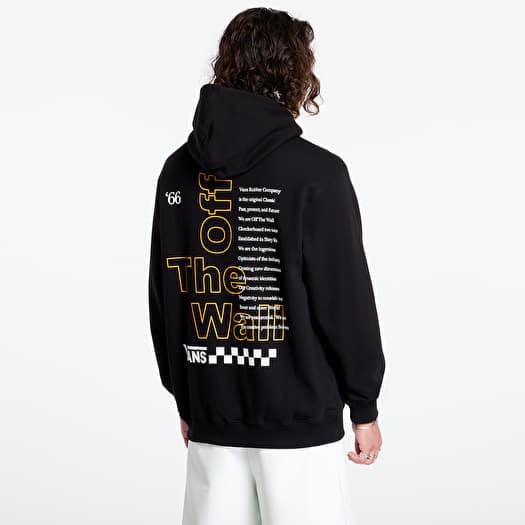 Felpe con cappuccio uomo Vans Posted Loose Crew Black Footshop