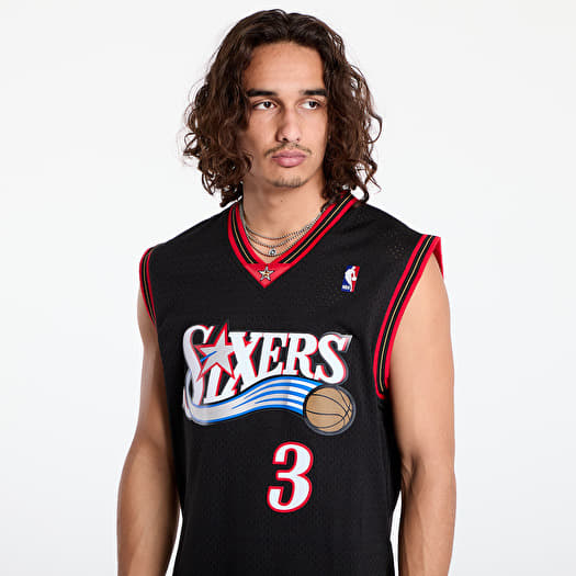 Allen iverson 76ers away jersey top