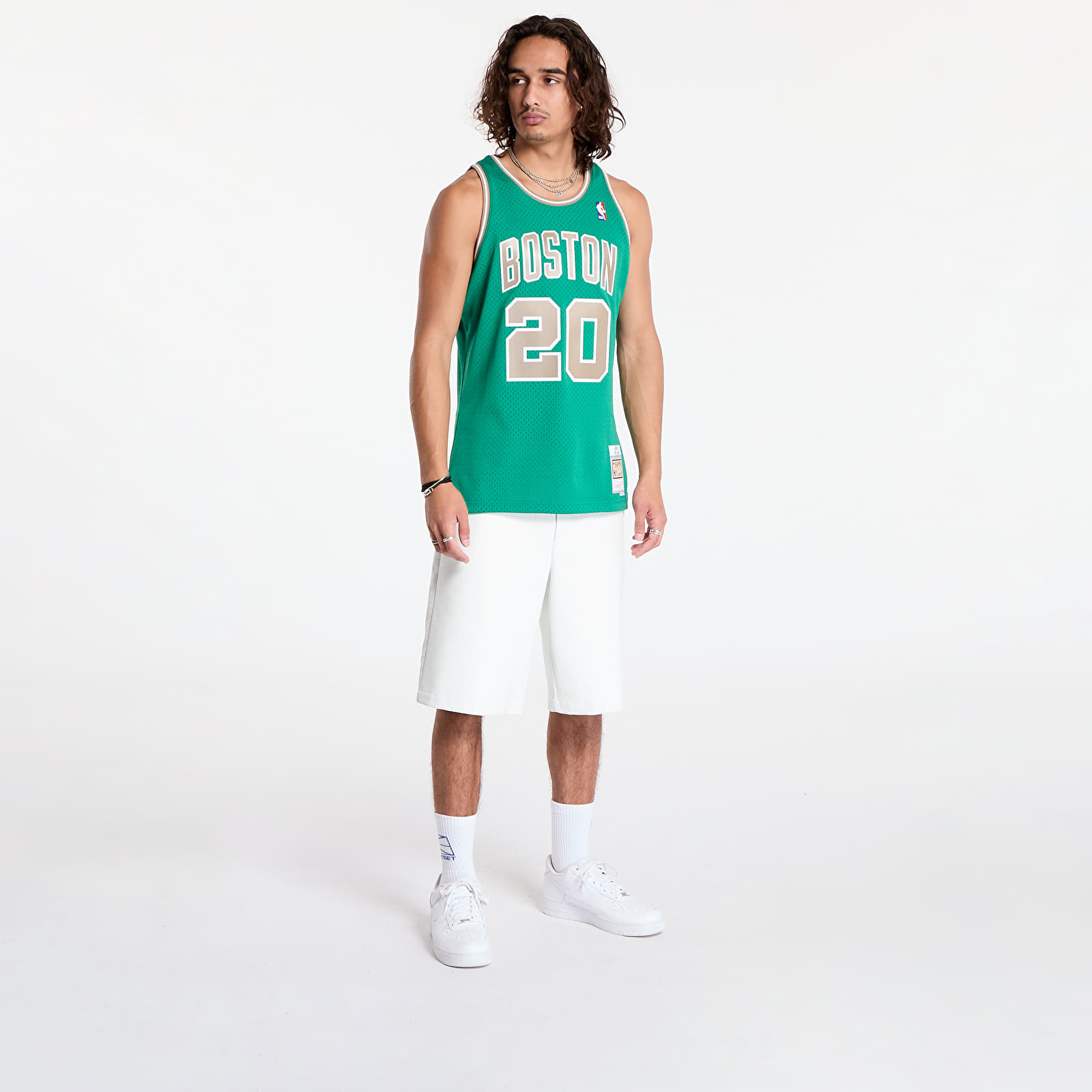 Camisetas Mitchell & Ness Boston Celtics 20 Ray Allen Swingman Jersey Green