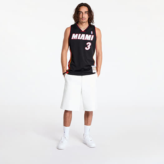 Jerseys Mitchell Ness Miami Heat 3 Dwayne Wade Swingman Jersey Black Footshop