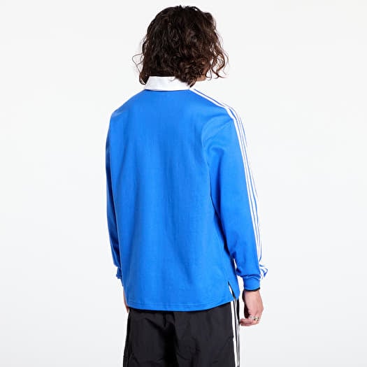 T Shirts adidas Adicolor Rugby Polo Blue Footshop