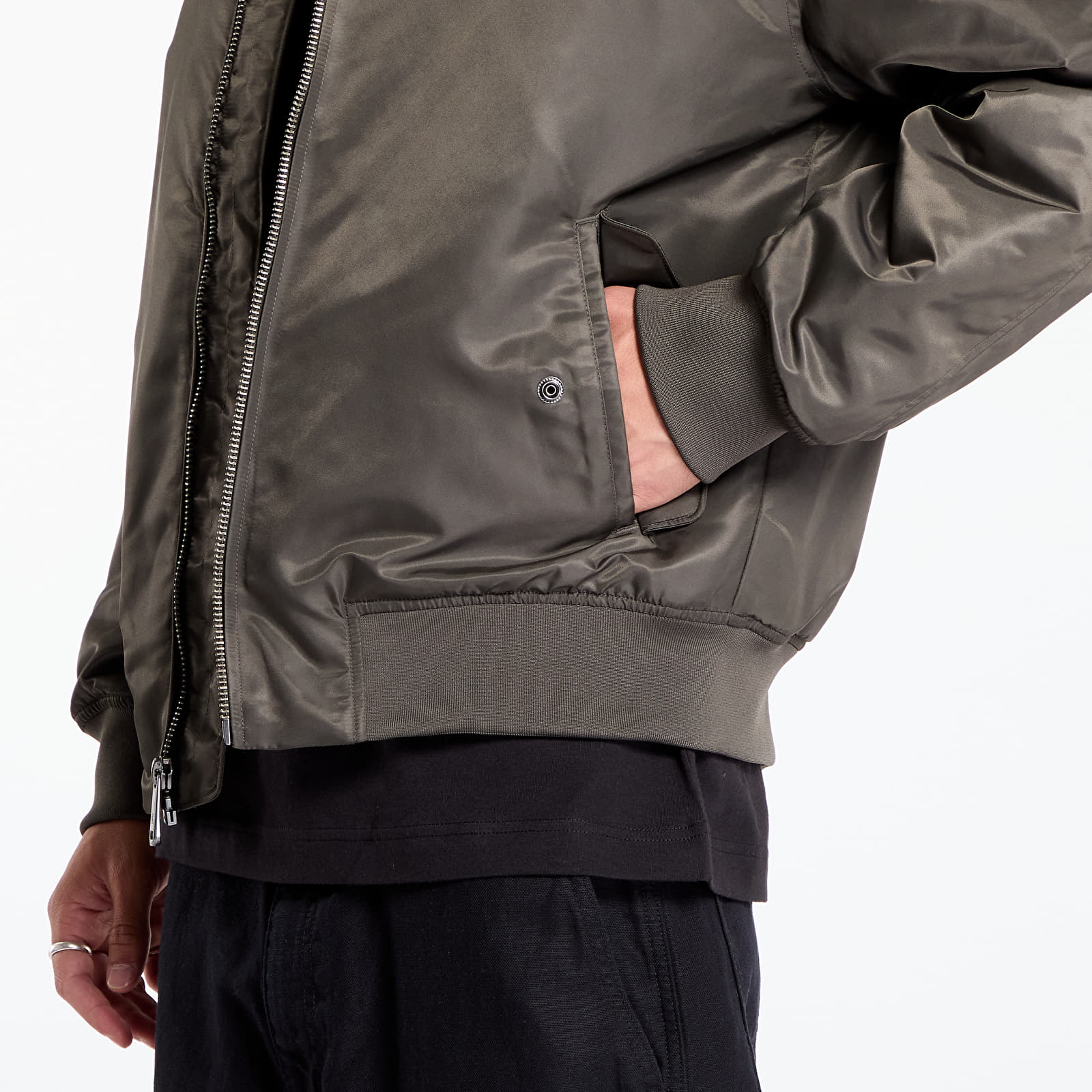 Bomber Jackets Calvin Klein Jeans Ls Nylon Padded Hero Beluga