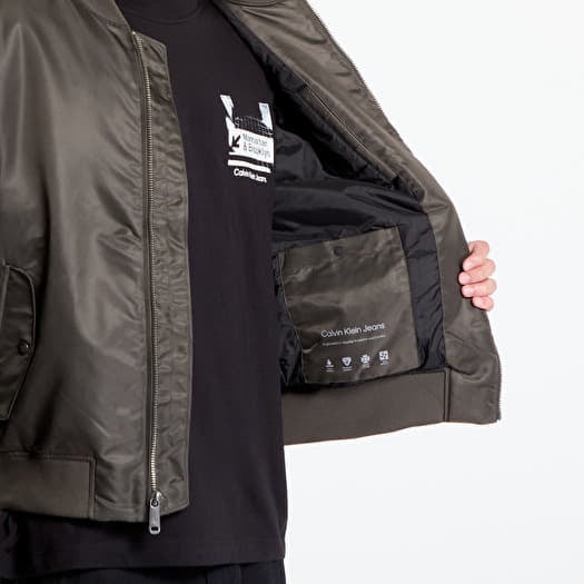 Calvin klein synthetic down bomber jacket store