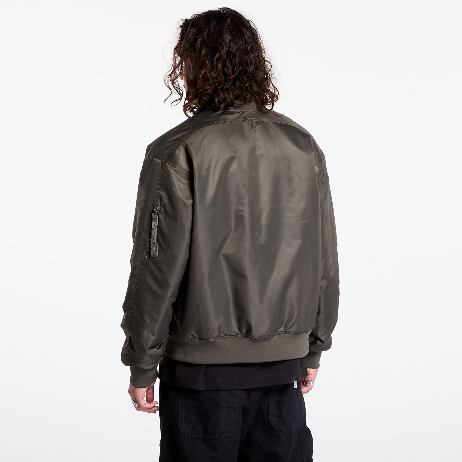 Bomber Jackets Calvin Klein Jeans Ls Nylon Padded Hero Beluga