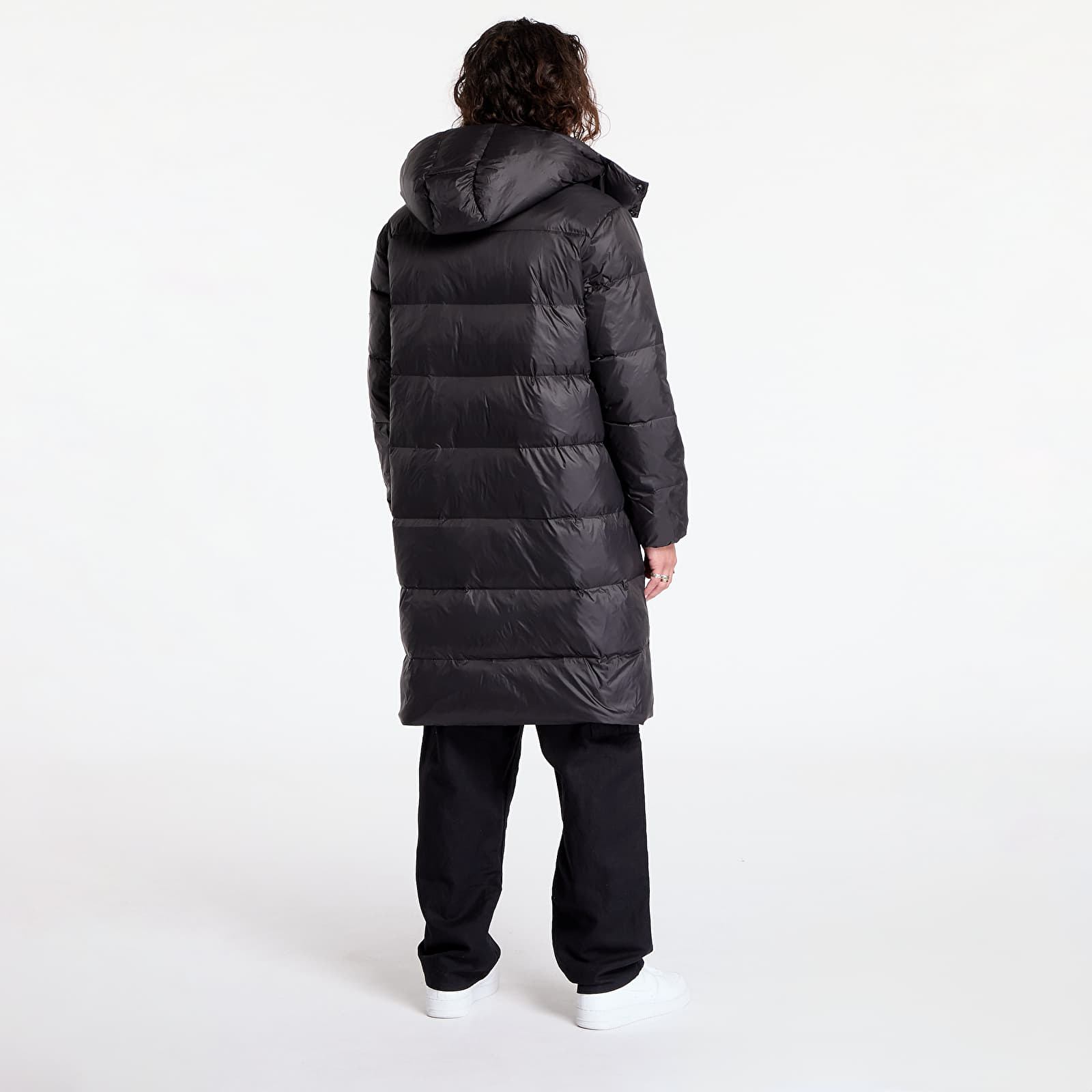 Parka kabát Calvin Klein Jeans Essentials Down Long Jacket Black