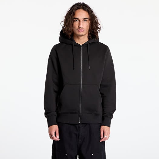 Mikina Calvin Klein Jeans Logo Tape Zip Through Black
