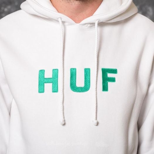 Huf og logo hoodie on sale