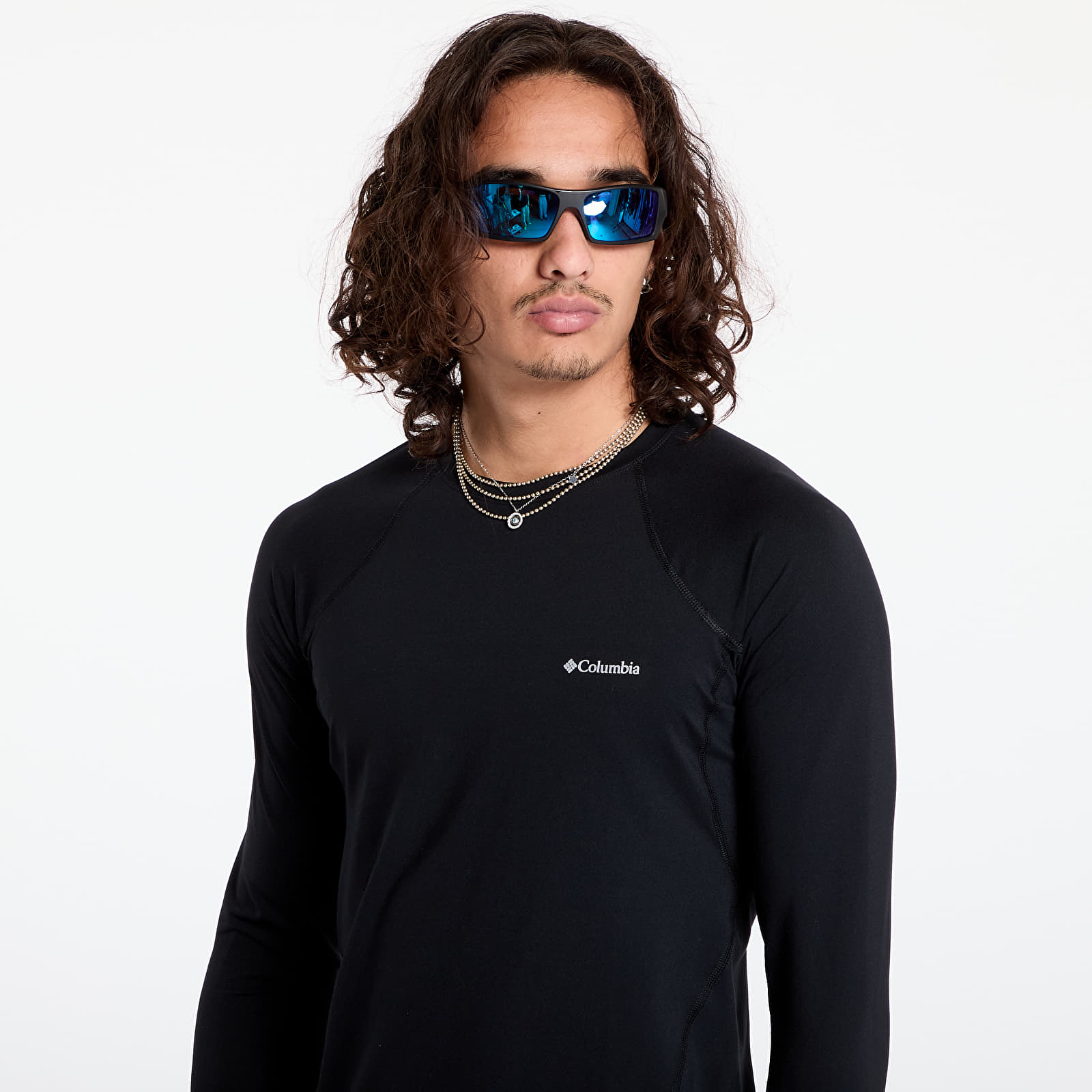 Men's T-shirts Columbia Midweight Stretch Long Sleeve Top Black