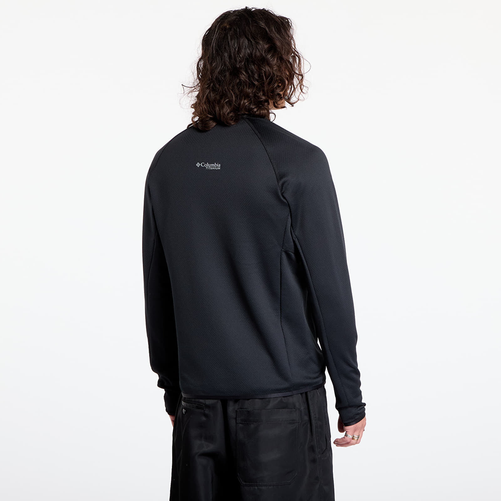 Pánské mikiny Columbia Triple Canyon™ Grid Fleece FZ II Black