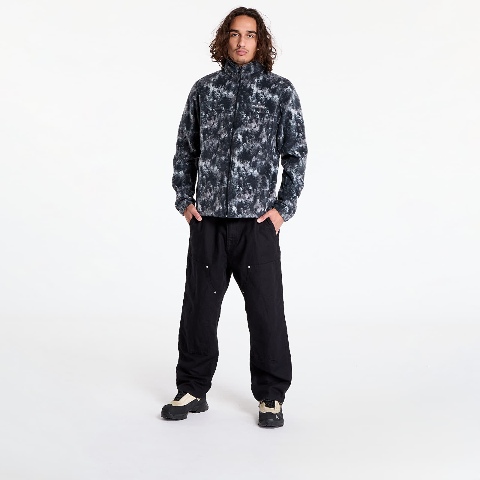 Kurtki męskie Columbia Steens Mountain™ Printed Jacket Black Timberwil