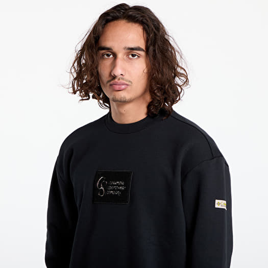 Men s hoodies Columbia Wallowa Fleece Crewneck Sweatshirt Black Footshop