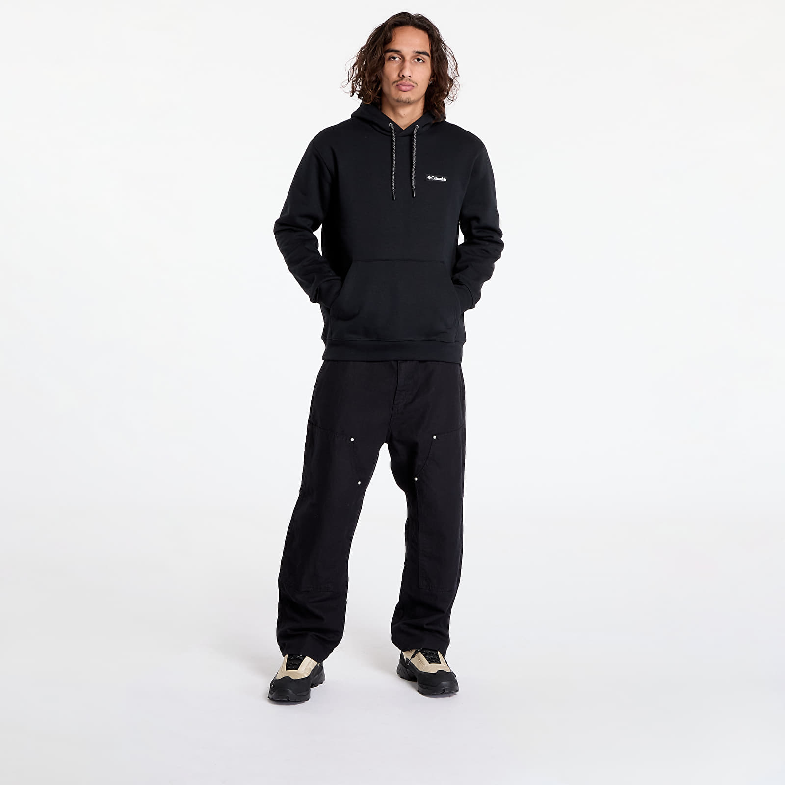 Hanorace pentru bărbați Columbia Marble Canyon™ Heavyweight Fleece Hoodie Black