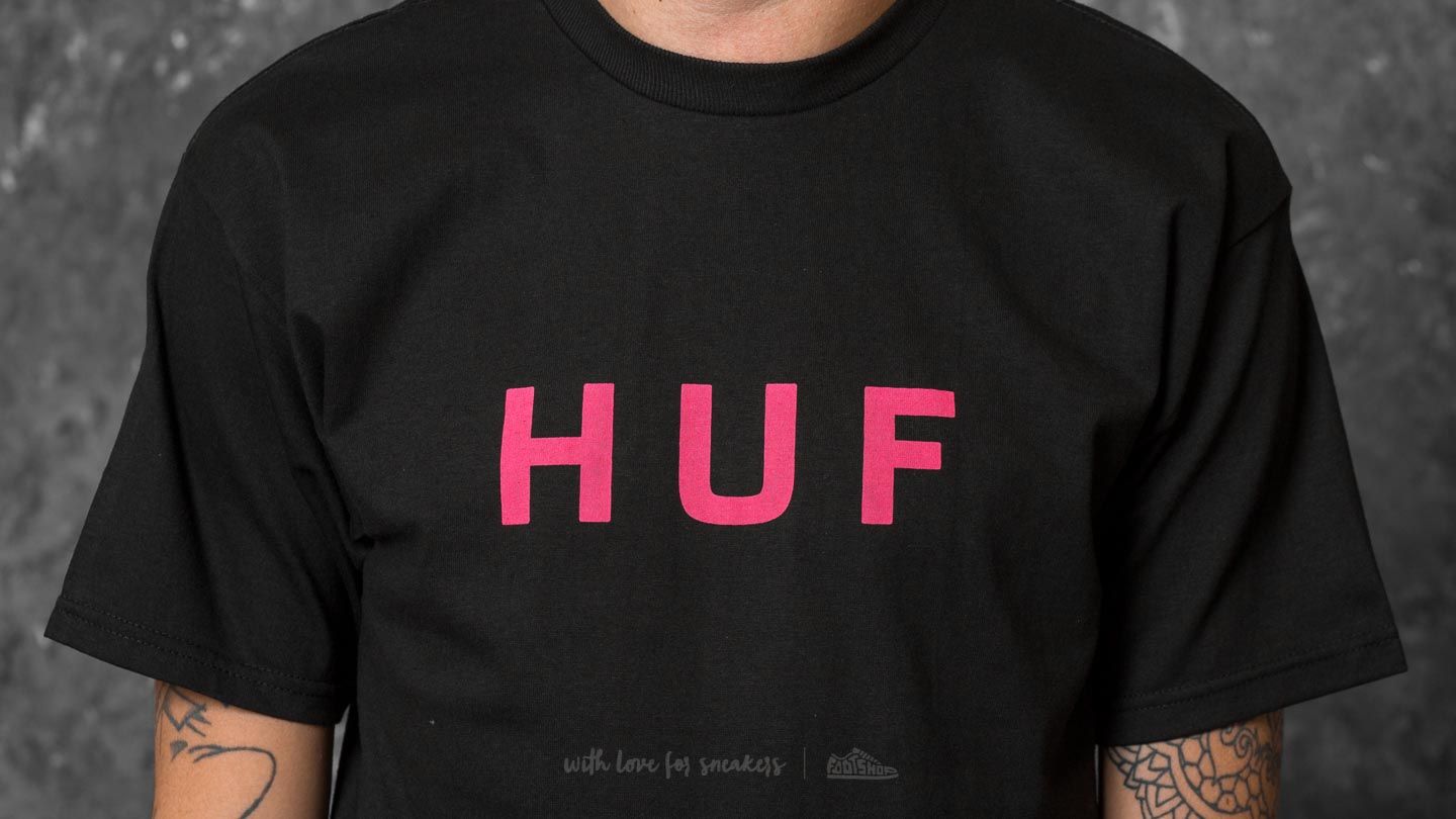 T-shirts HUF Original Logo Tee Black