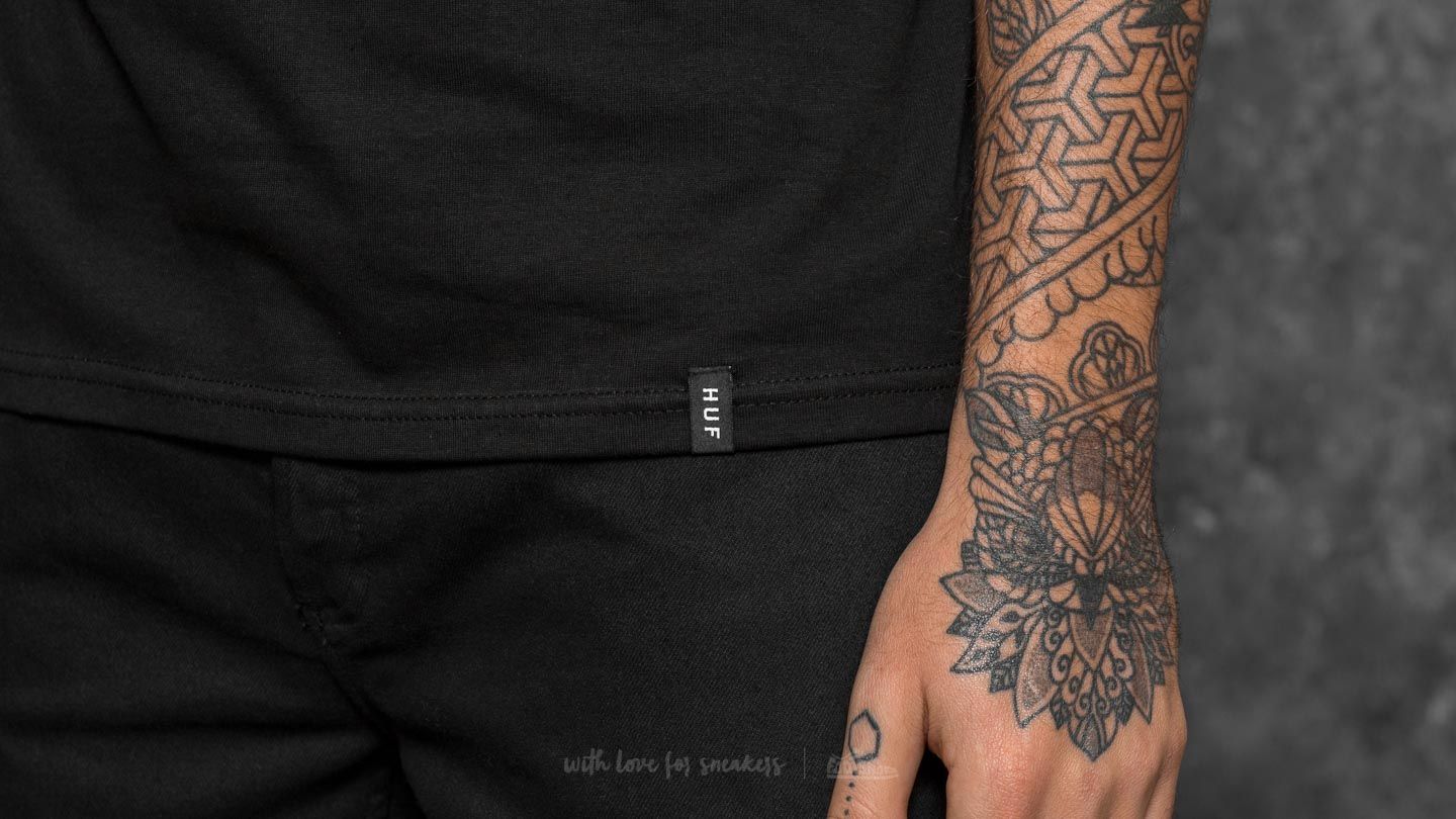 T-shirts HUF Original Logo Tee Black