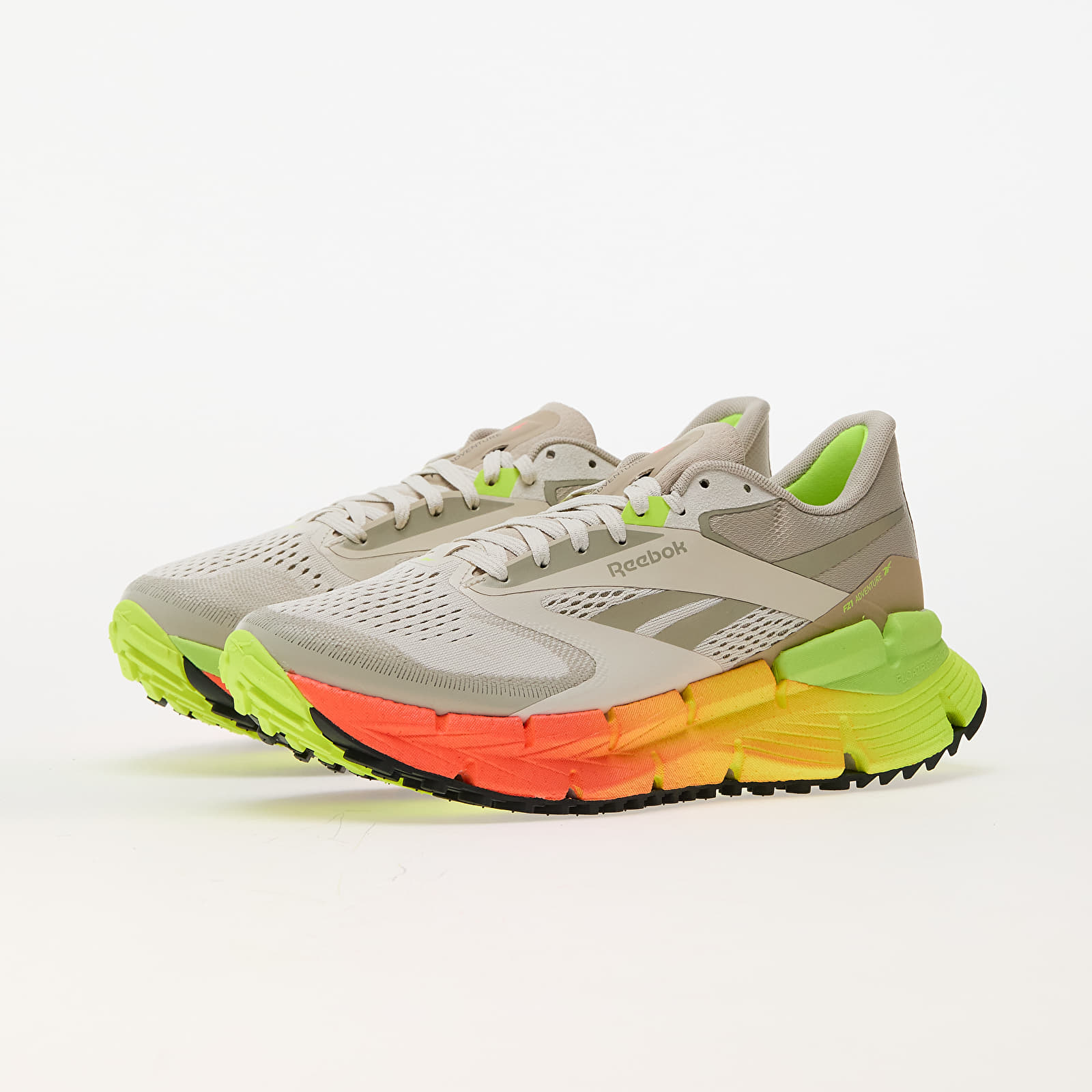 Männer Reebok Floatzig Adventure 1 Alabaster/ Classic Beige/ Digital Lime