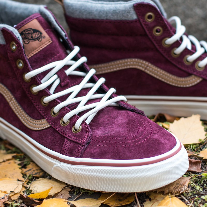 Pánské tenisky a boty Vans SK8-HI (MTE) Decadent Chocolate/Tobacco Brown
