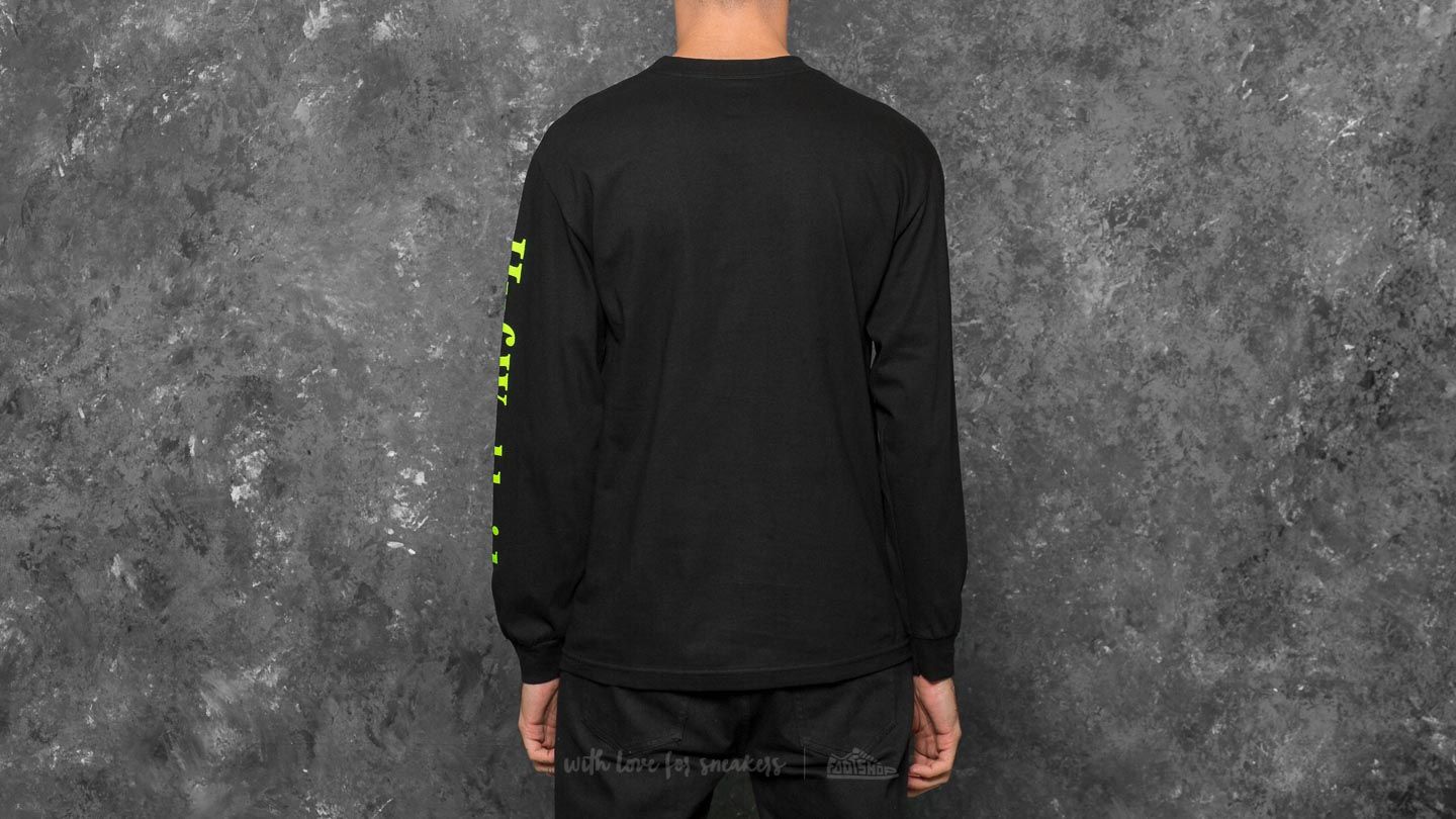 T-shirts HUF Domestic Longsleeve Tee Black