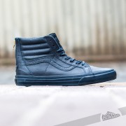 Men s shoes Vans SK8 HI Zip CA Boot Leather Dress Blues