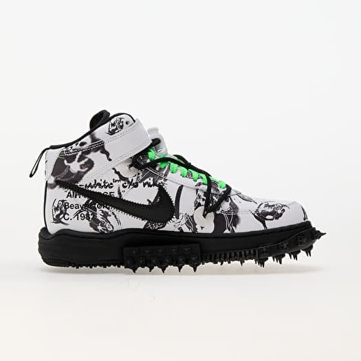 Nike x Off White Air Force 1 Mid White Black Black Footshop