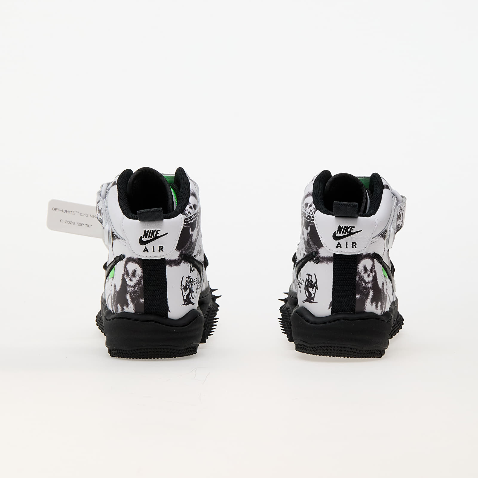 Sko til mænd Nike x Off-White™ Air Force 1 Mid White/ Black-Black