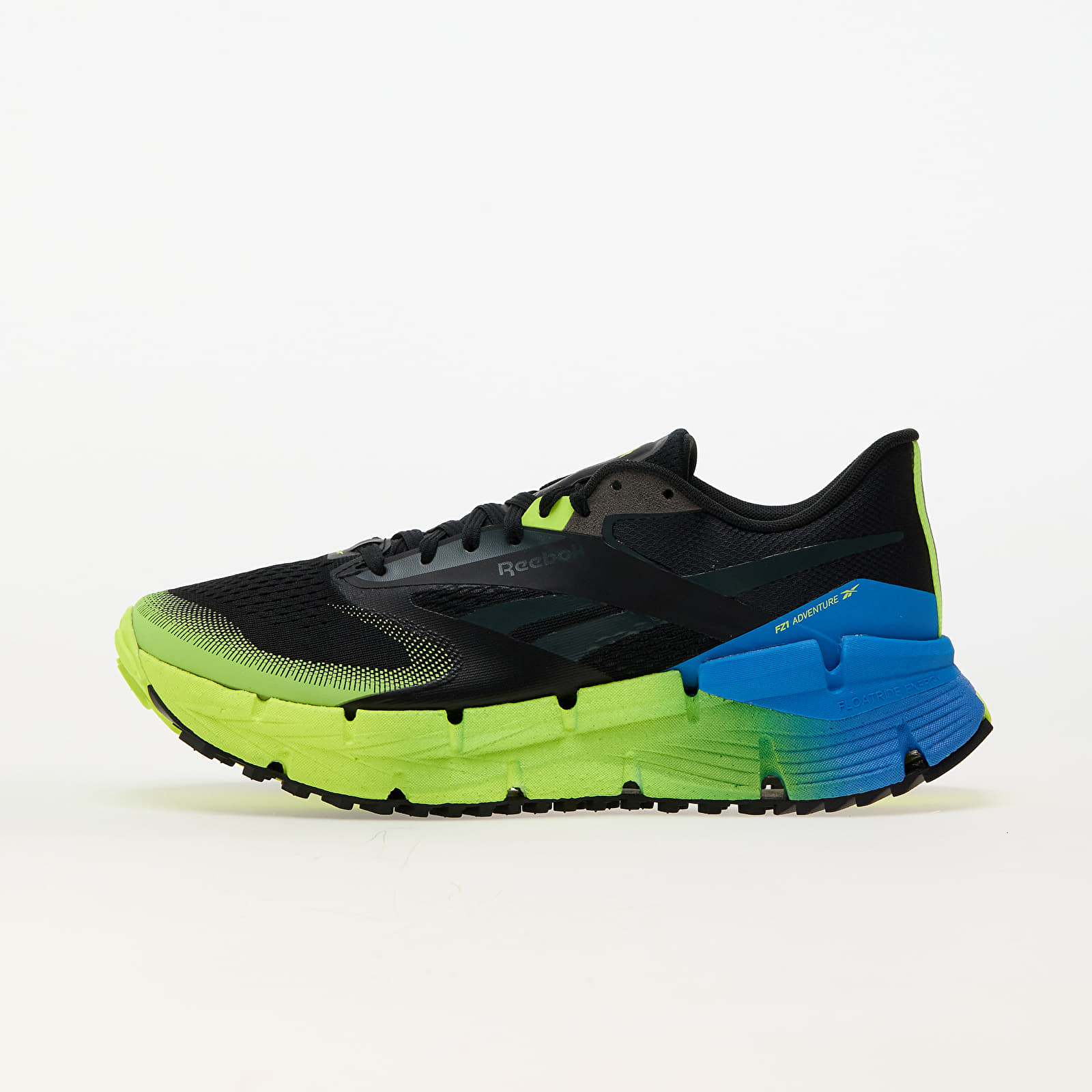 Männer Reebok Floatzig Adventure 1 Black/ Digital Lime/ Kinetic Blue
