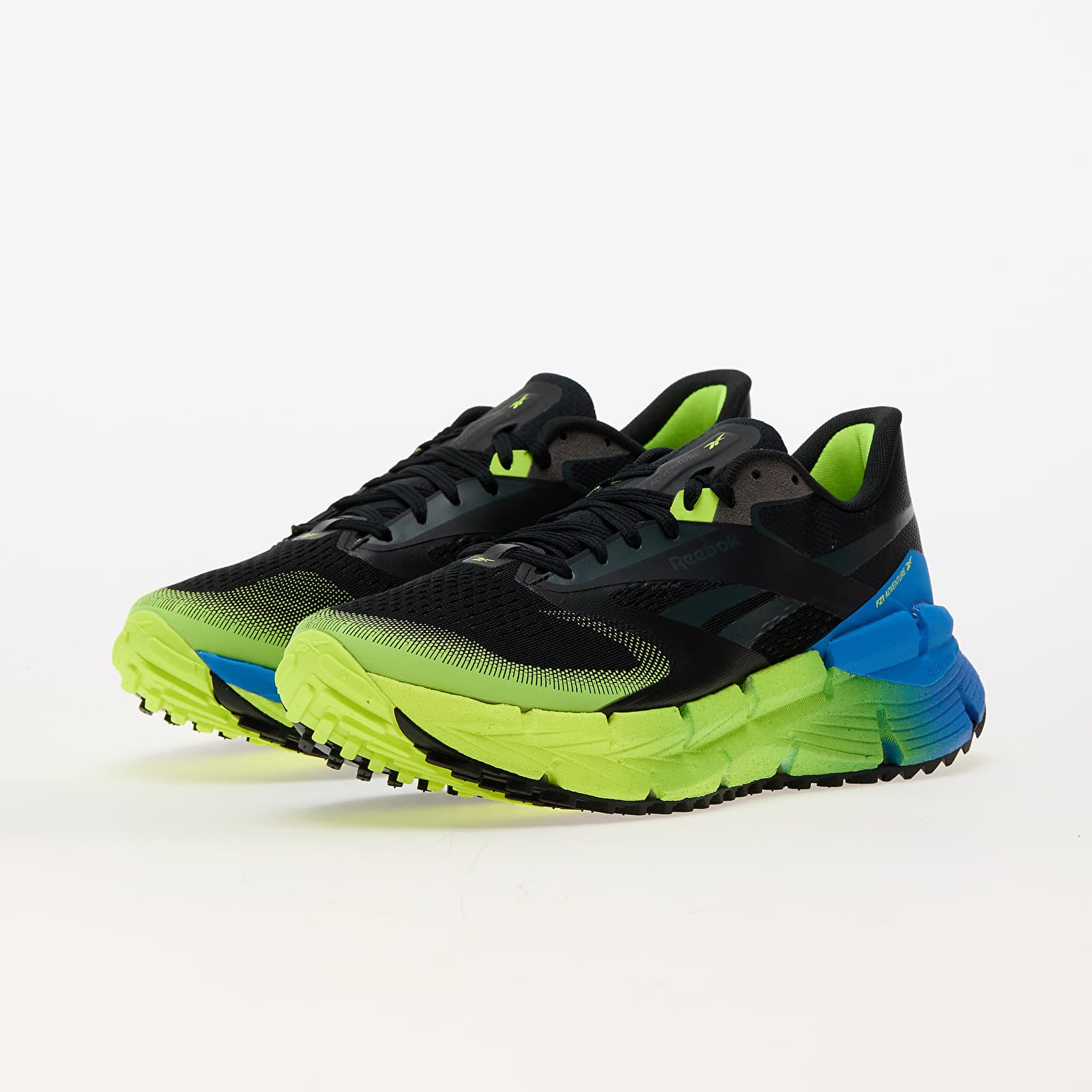 Männer Reebok Floatzig Adventure 1 Black/ Digital Lime/ Kinetic Blue