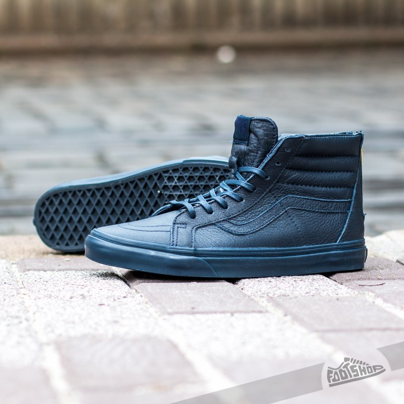 dress blue vans sk8 hi Men's shoes SK8-HI Zip CA (Boot Leather) Blues (VXH9EOW NF4) size:S / 4-6 This iconic look also x-collection:2606 - Museum Royal Blue One Shoulder