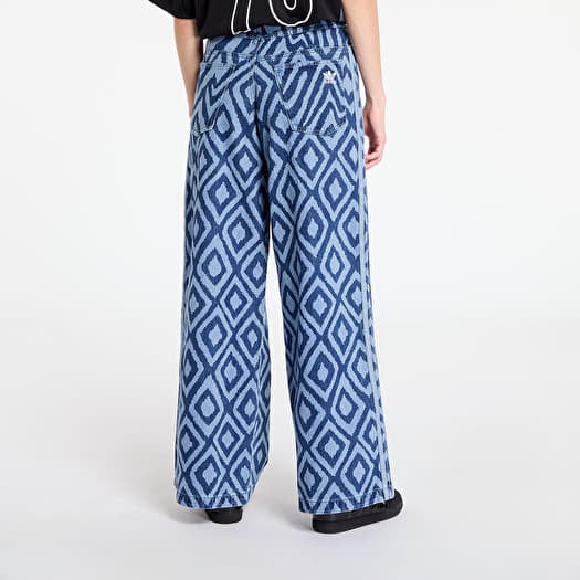 Pants adidas x Farm Rio Denim Track Pant Medium Blue Denim