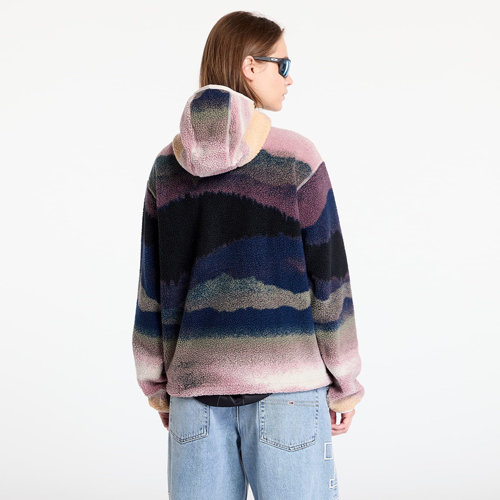Dámské mikiny Columbia Helvetia™ II Printed Hoodie Collegiate Navy