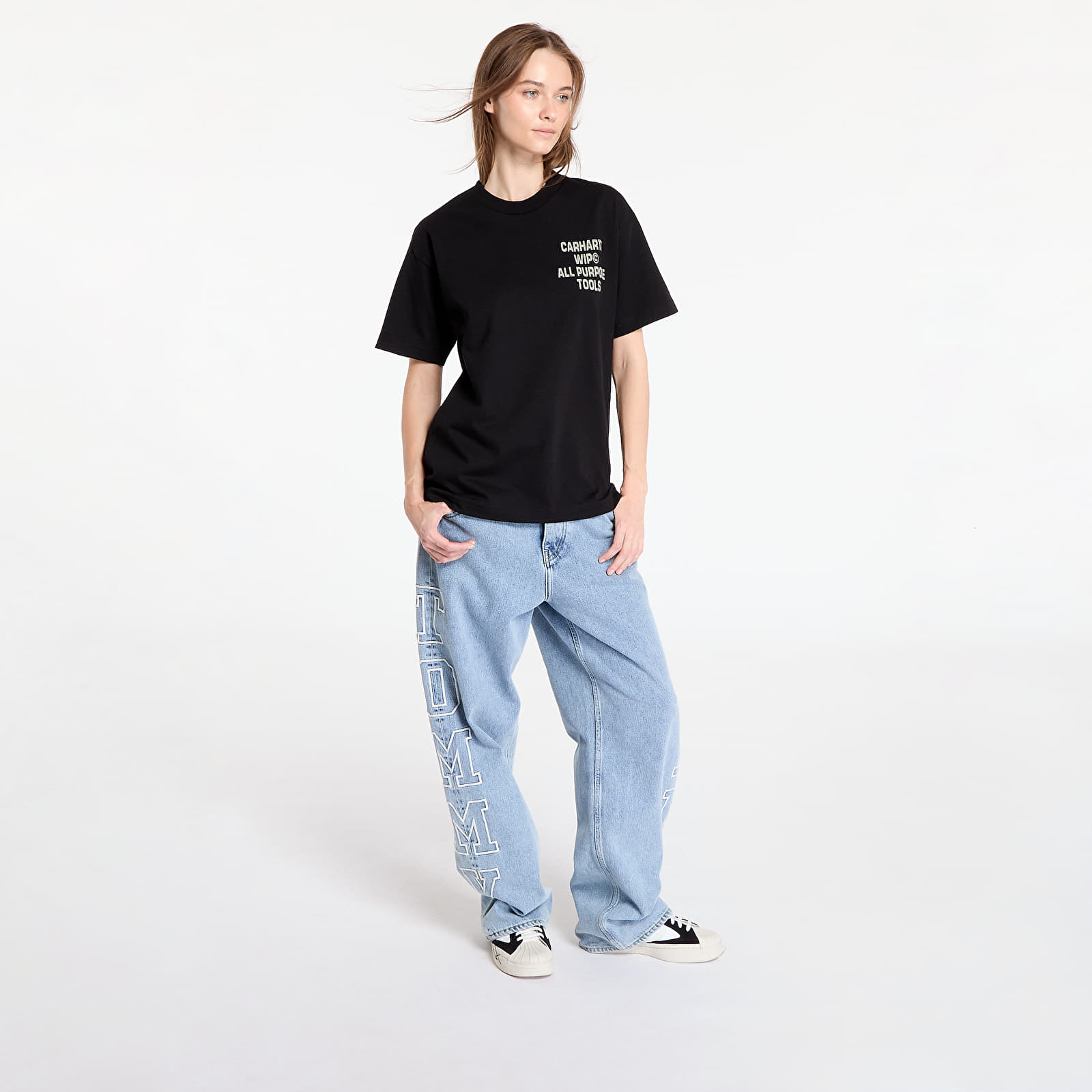 T-shirts Carhartt WIP S/S Cross Screw T-Shirt UNISEX Black