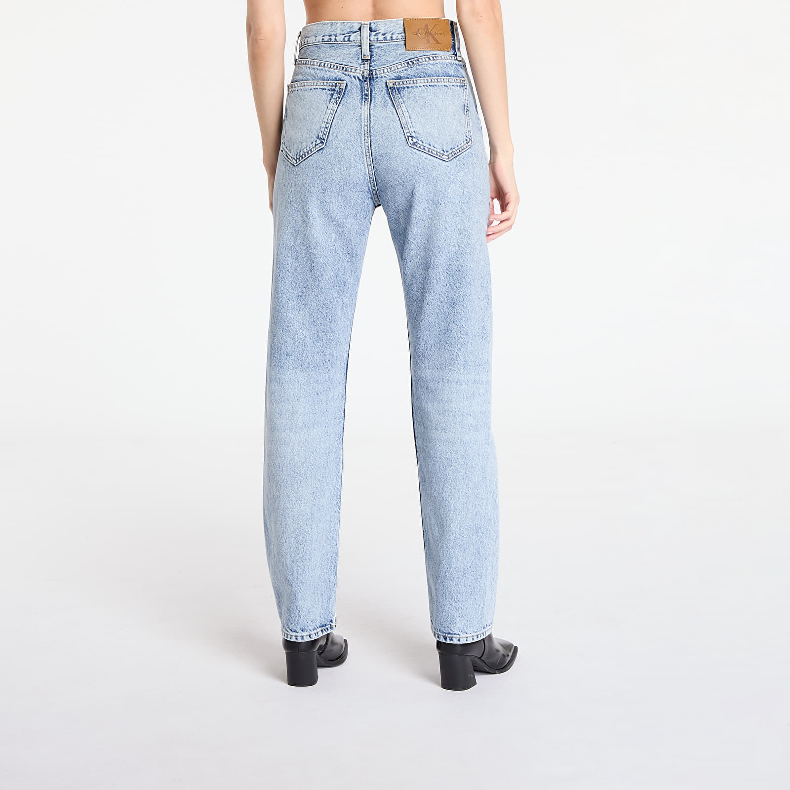 Kavbojke  Calvin Klein Jeans High Rise Straight Jeans Denim Medium