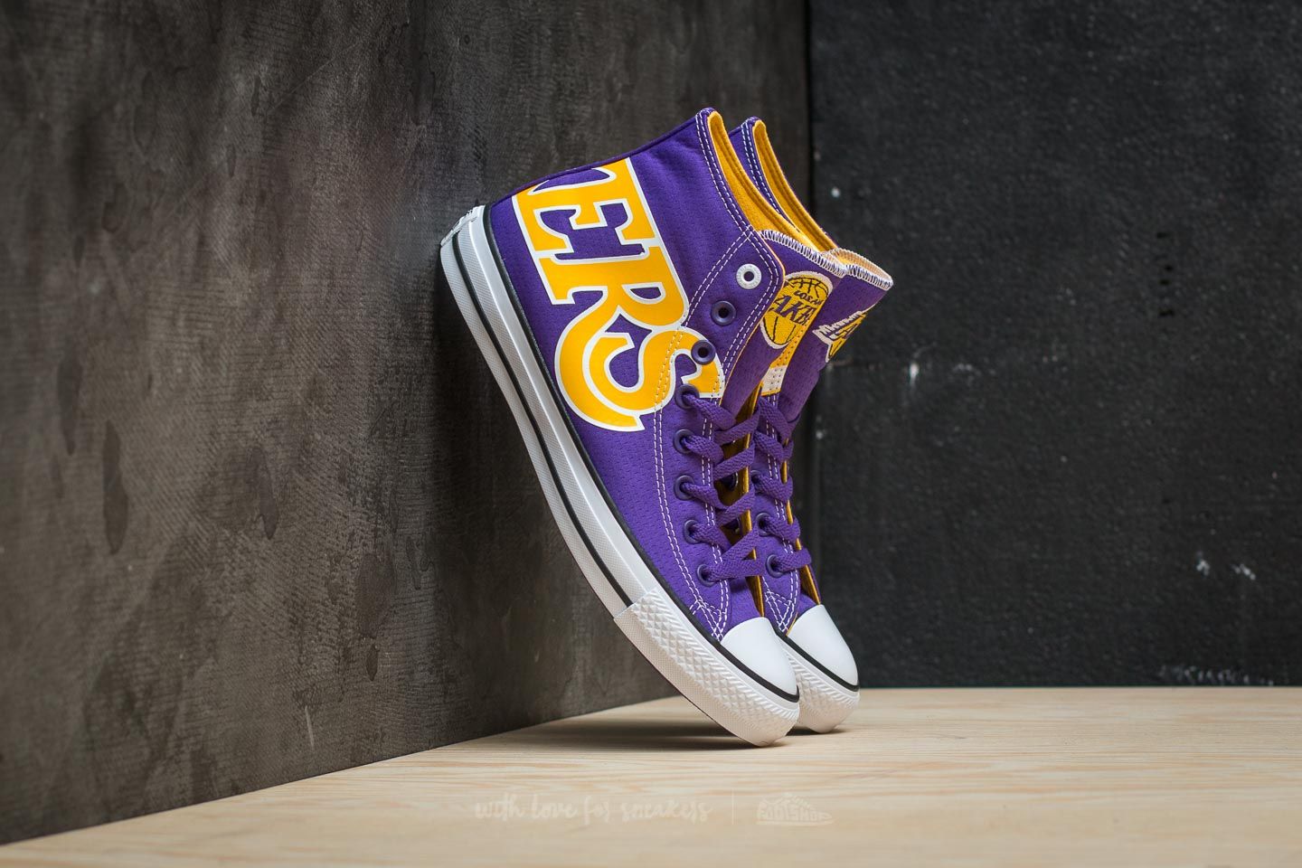 Herren Sneaker und Schuhe Converse x NBA Chuck Taylor All Star SE Hi Purple/ Gold/ White