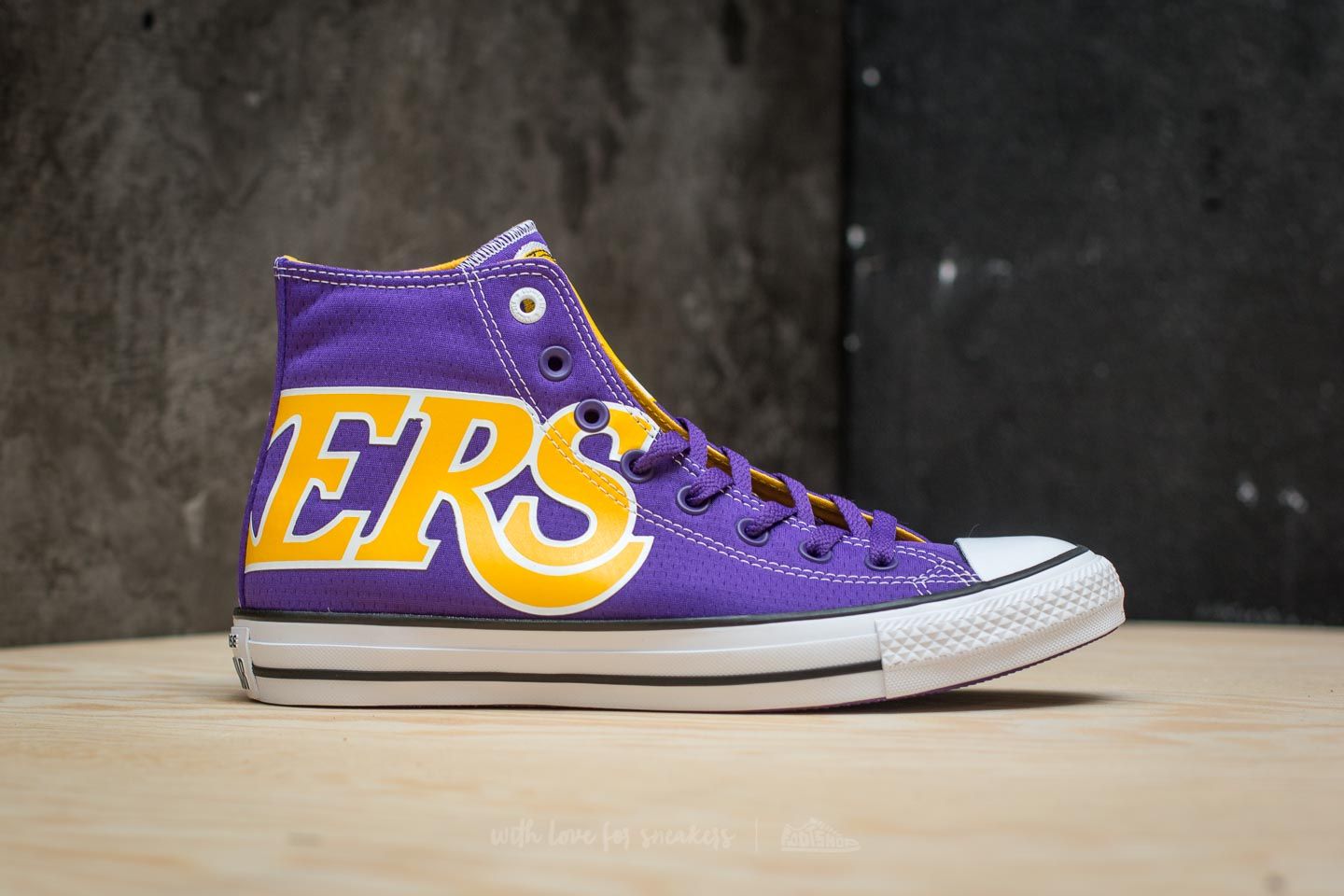 Vyriška avalynė Converse x NBA Chuck Taylor All Star SE Hi Purple/ Gold/ White