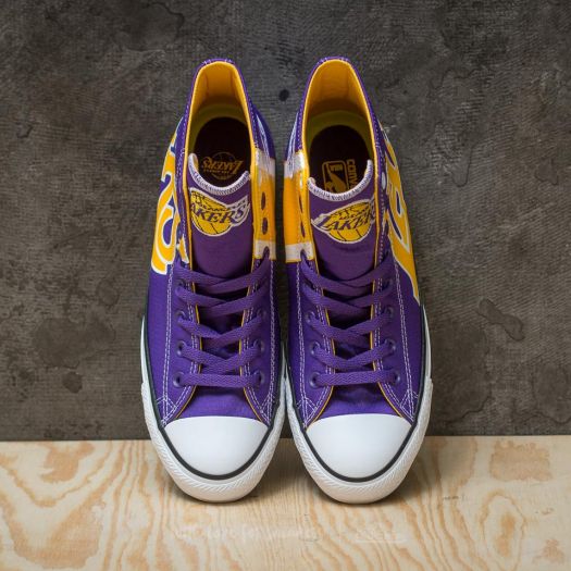 Purple and outlet gold converse