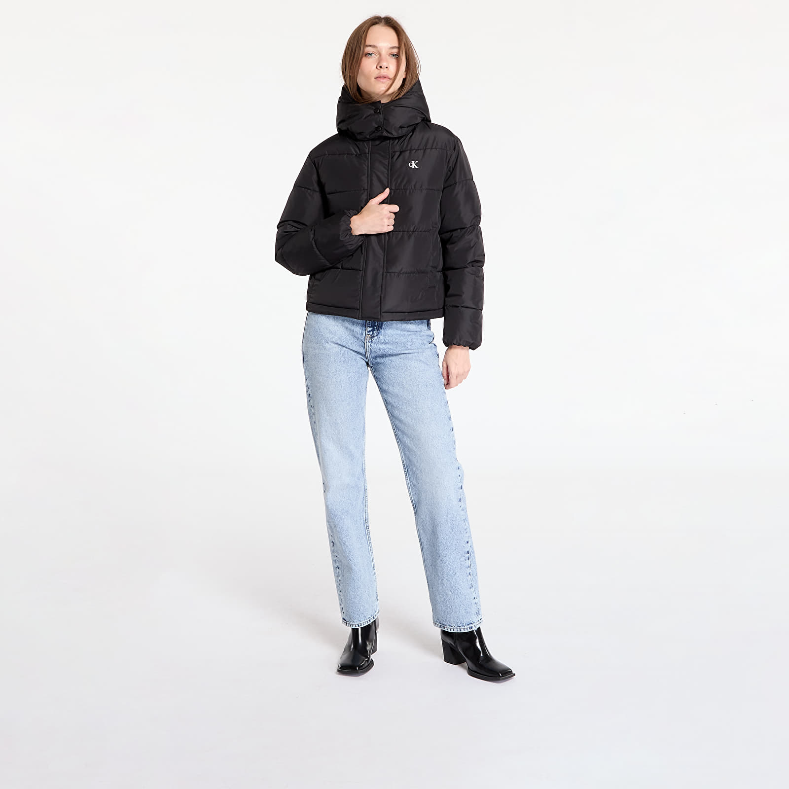 Joped Calvin Klein Jeans Matte Monologo Jacket Black