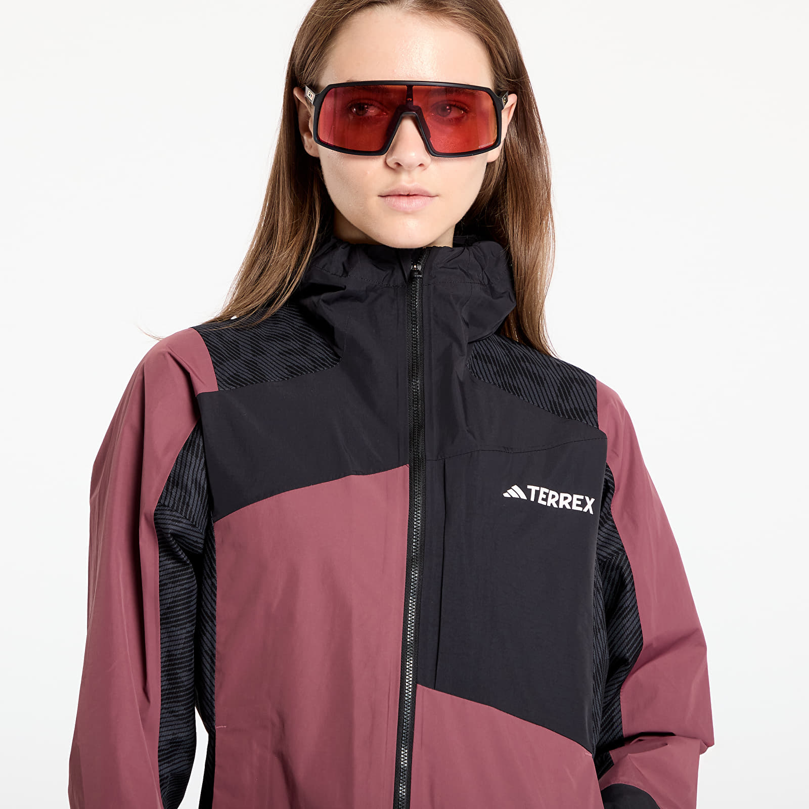 Joped adidas Terrex Xperior Hybrid RAIN.RDY Jacket Quiet Crimson/ Black