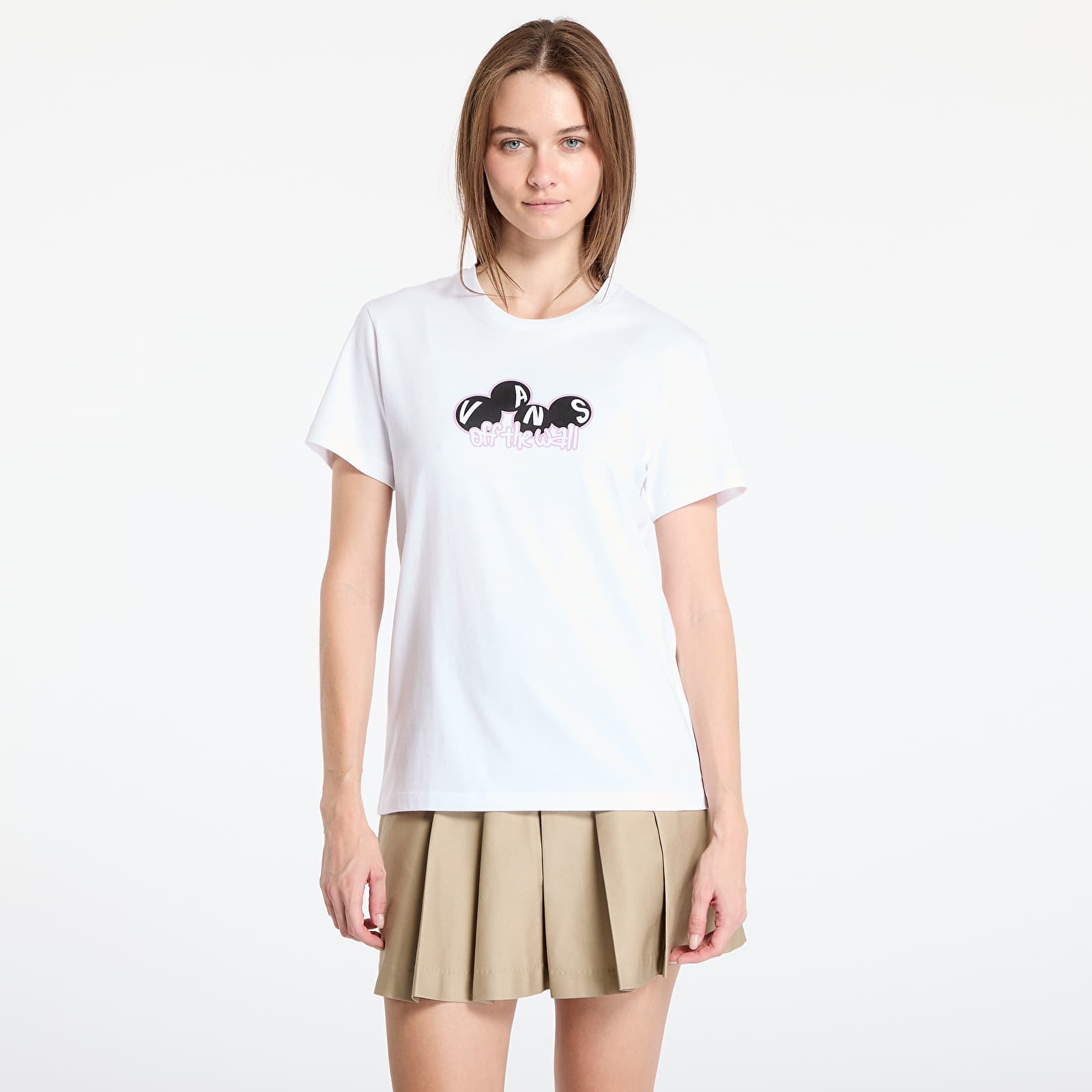 Damen T-Shirts  Vans Rolling SS Bff White