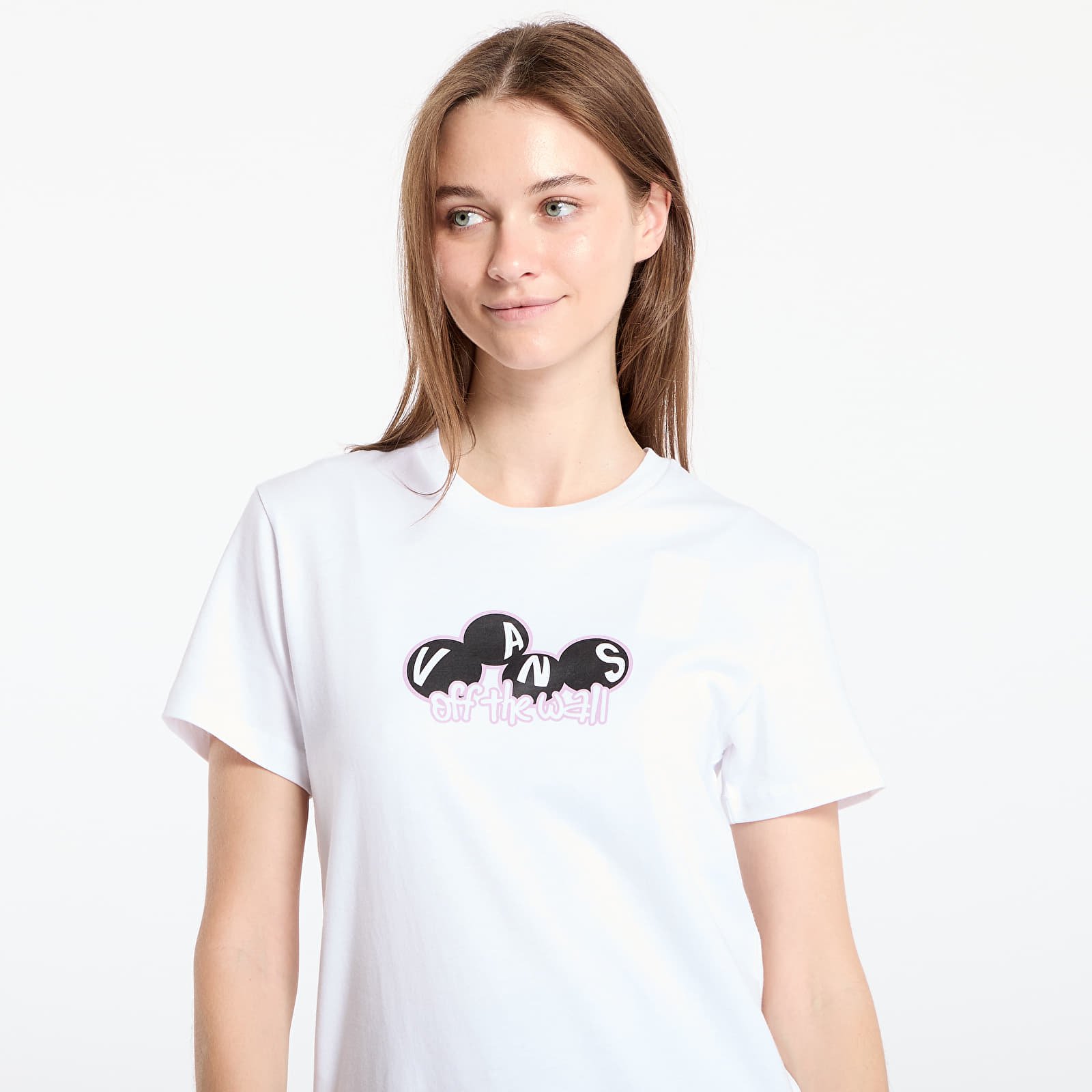 Damen T-Shirts  Vans Rolling SS Bff White