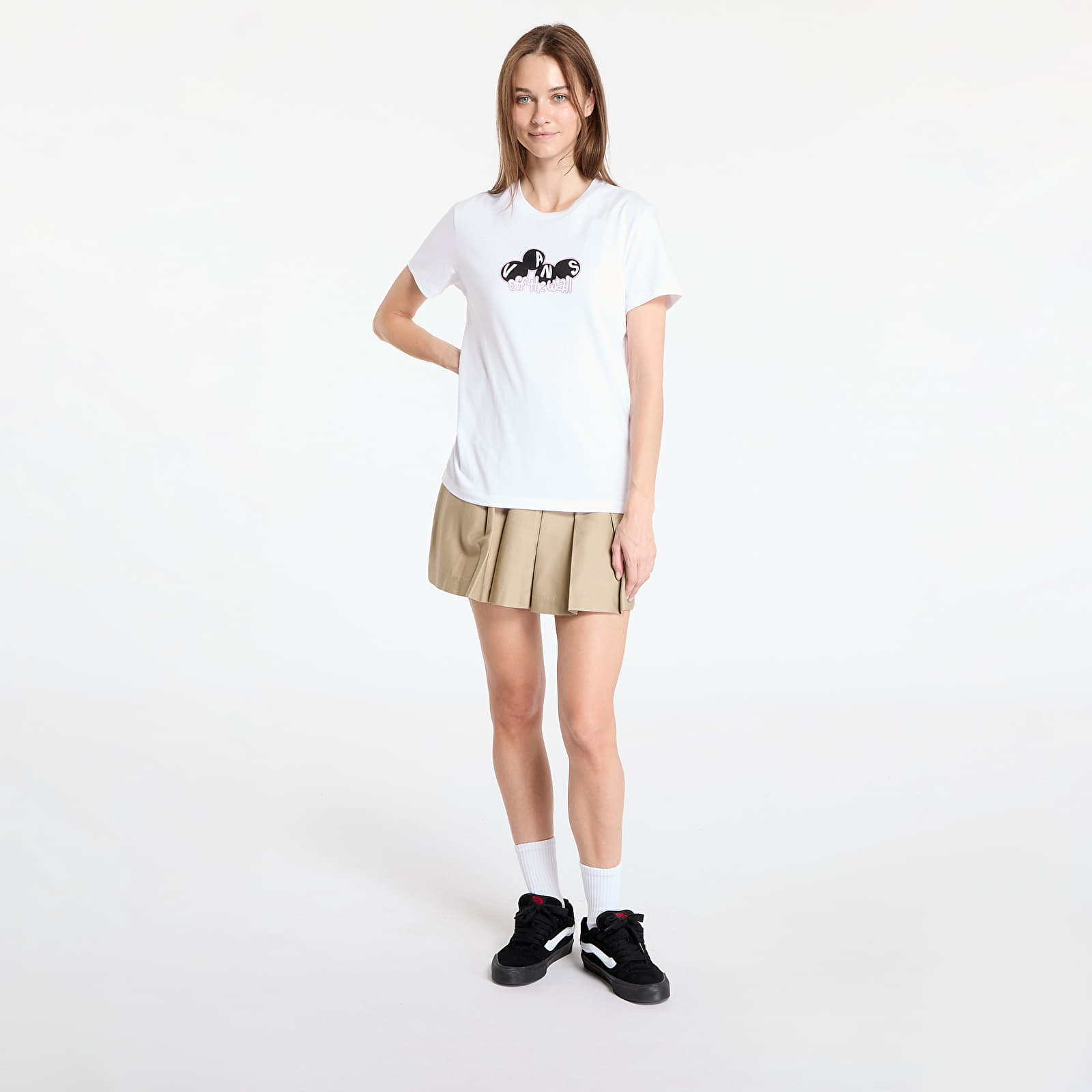 Damen T-Shirts  Vans Rolling SS Bff White