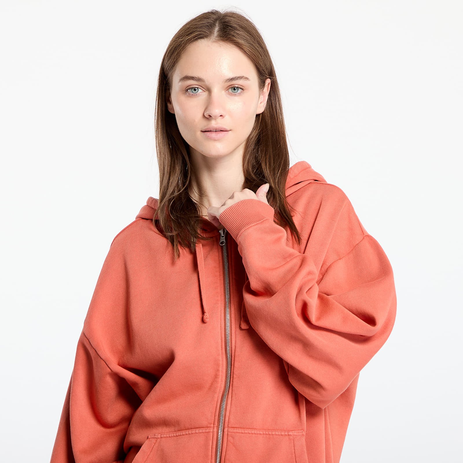 Women's hoodies Vans Everyday Oversized Zip Hoodie Auburn