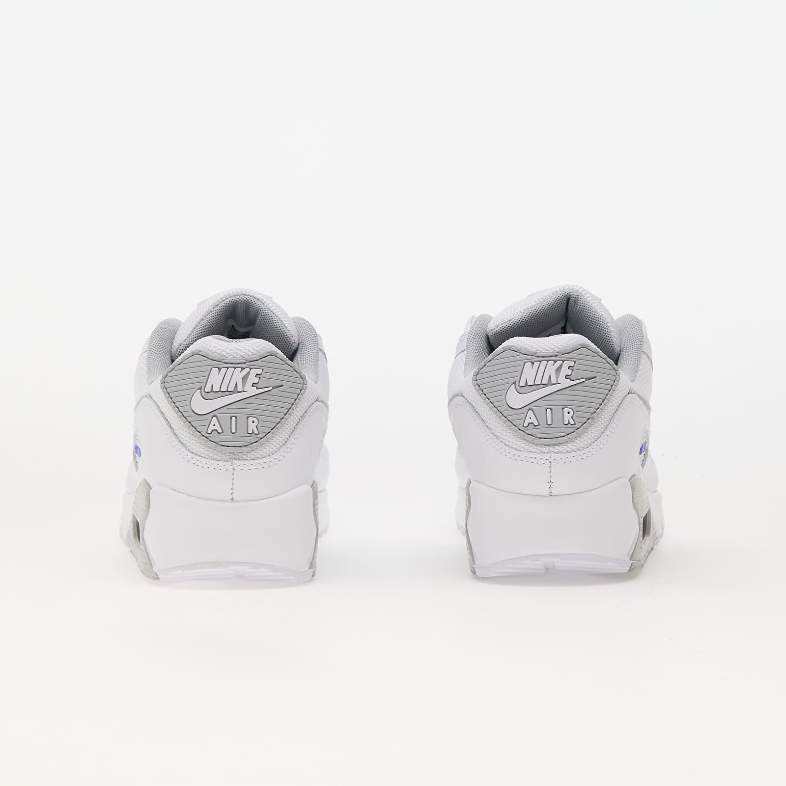 Männer Nike Air Max 90 White/ Lt Smoke Grey-Racer Blue