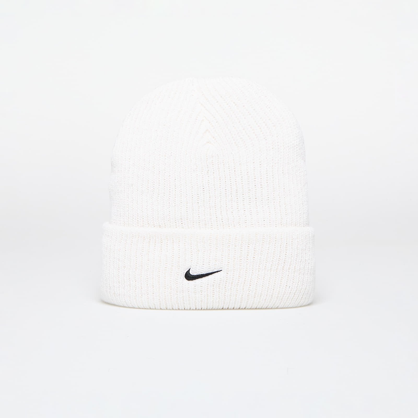 Hats Nike Tall Cuff Swoosh Beanie Summit White Black Footshop