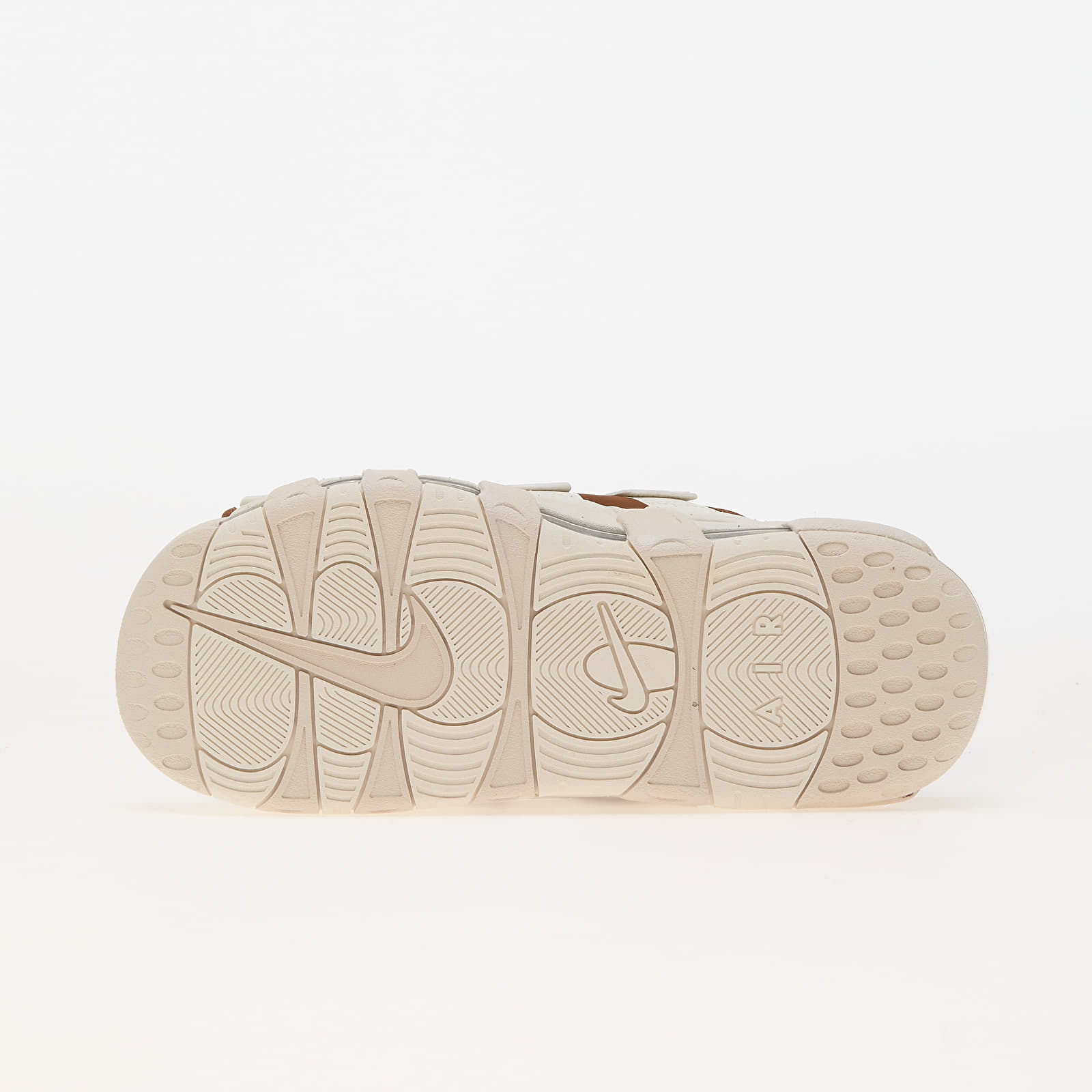 Férfi cipők Nike Air More Uptempo Slide Light British Tan/ Light Orewood Brown/ Clear/ Sail