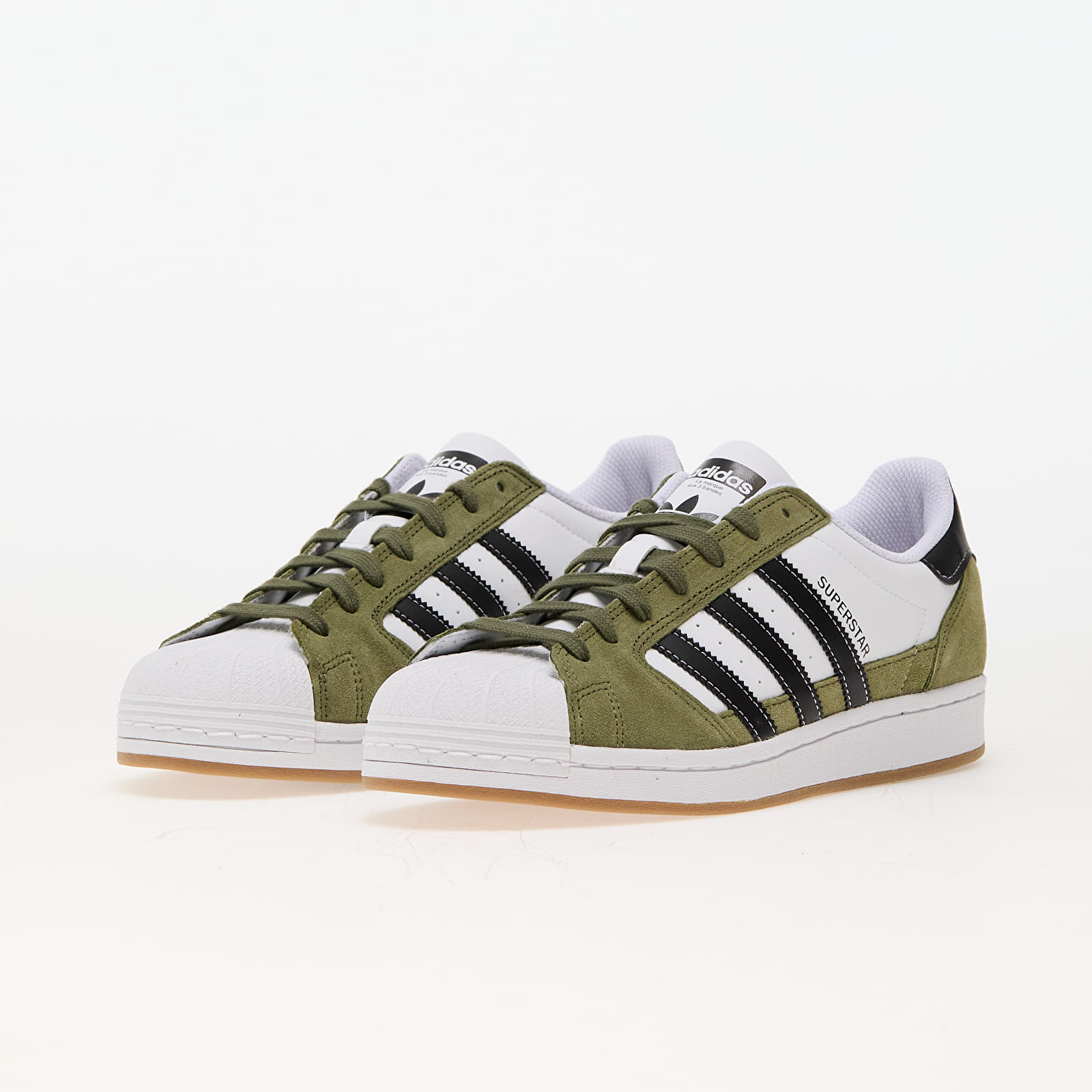 Men s shoes adidas Superstar Ftw White Core Black Focus Olive Footshop