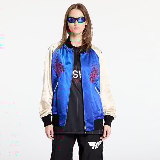 Jackets Y 3 JFA Souvenir Jacket UNISEX Bold Blue Champagne Black Footshop