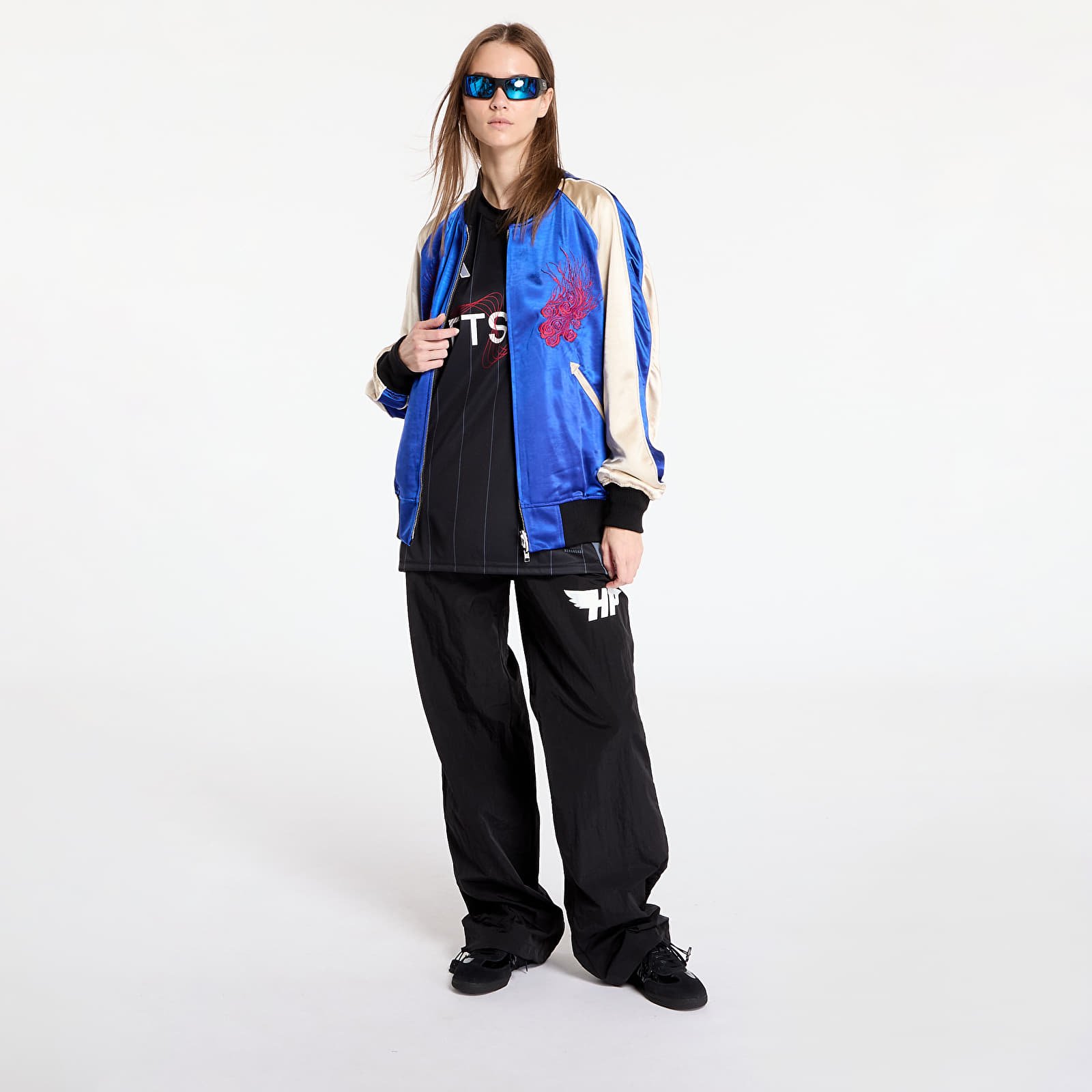Jackets Y-3 JFA Souvenir Jacket UNISEX Bold Blue/ Champagne/ Black
