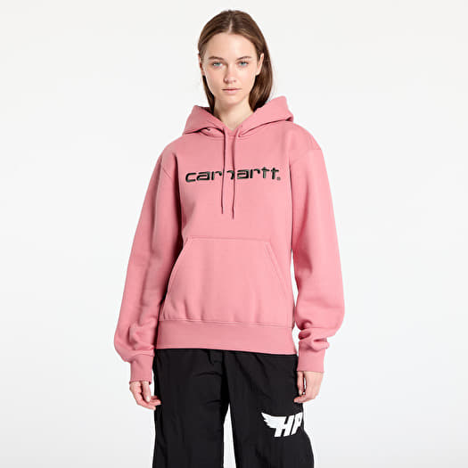 Carhartt WIP Hooded Sweat UNISEX Dusty Rose/ Sycamore Tree