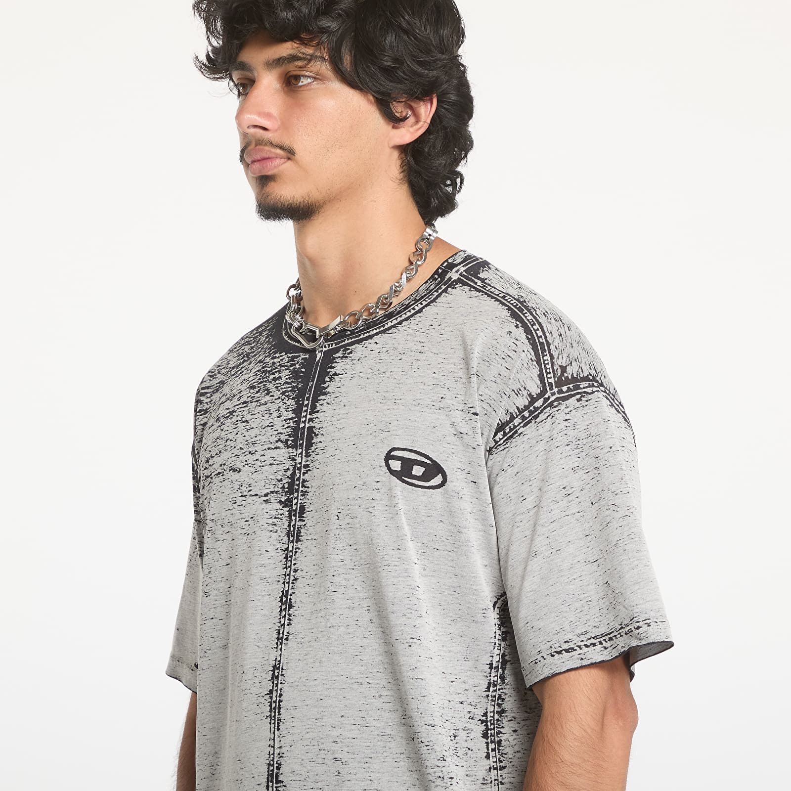 T-paidat Diesel T-Boxt-Dev T-Shirt Silver Sconce