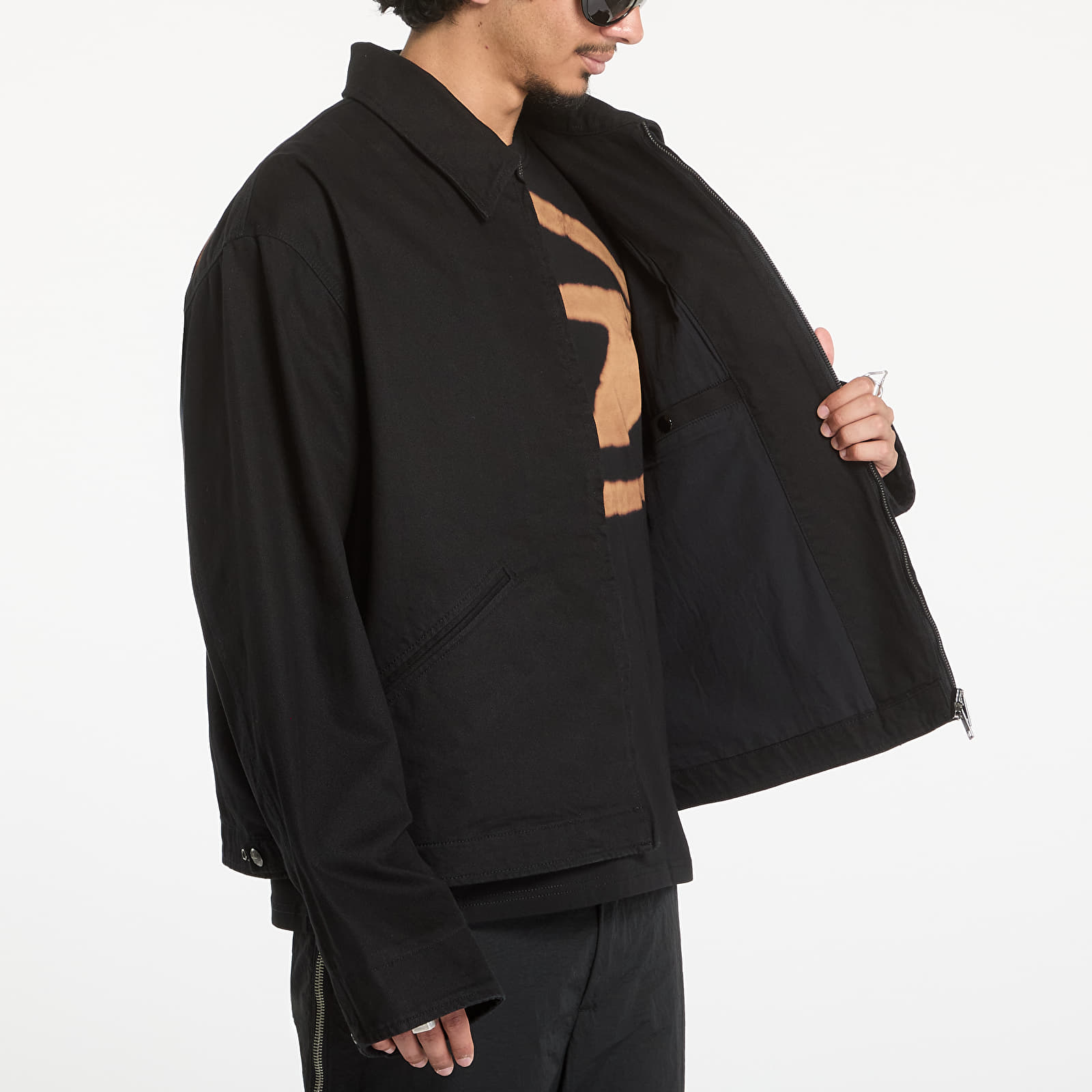 Jackets Diesel J-Taylor-Bleach Jacket Black