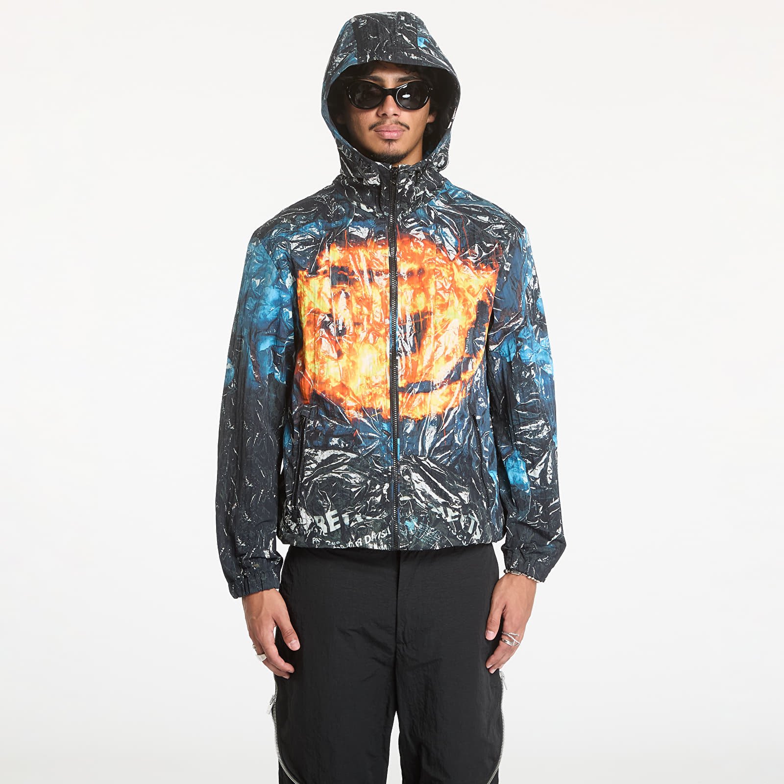 Coach Jackets Diesel J-Warrett-Poster Jacket Blue/ Black